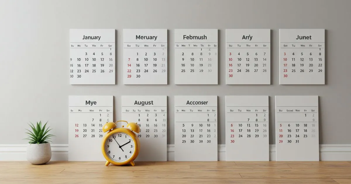 months in order
